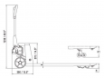 Гидравлическая тележка рохля AC20-PU115 2000