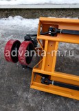 Тележка гидравлическая складская рохля DF25 х 1150мм 2,5тн